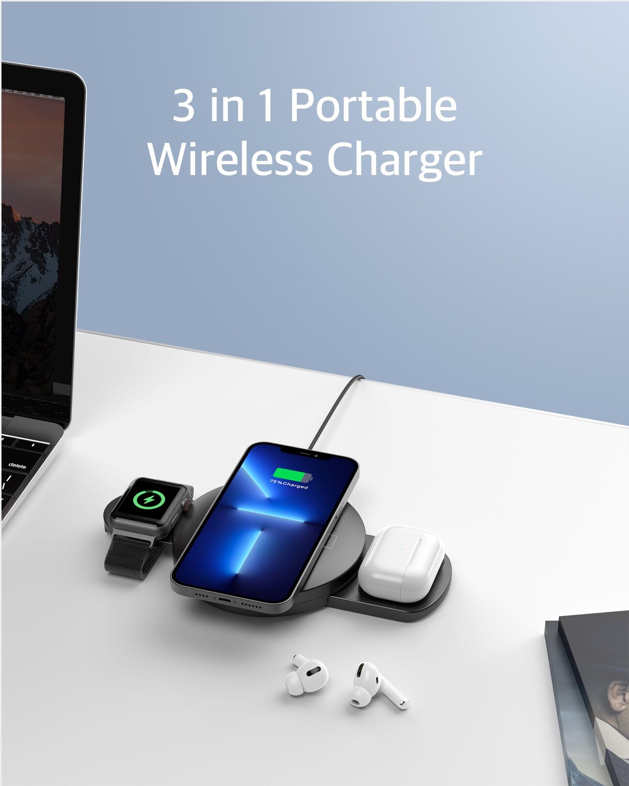 Buy Wholesale China Fashion Design 3 In 1 Wireless Charger Pads ...
