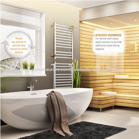 Buy Wholesale China New Arrival Bathroom Accessories Wall Mounted Towel  Racks With Shelf Electric Heated Drying Rack Towel Warmer & Heated Drying  Rack Towel Warmer at USD 50