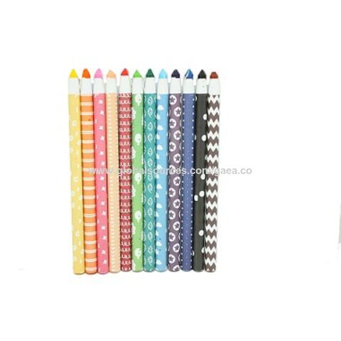 9 Colors Solid Egg Shape Crayons Non Toxic Washable Painting