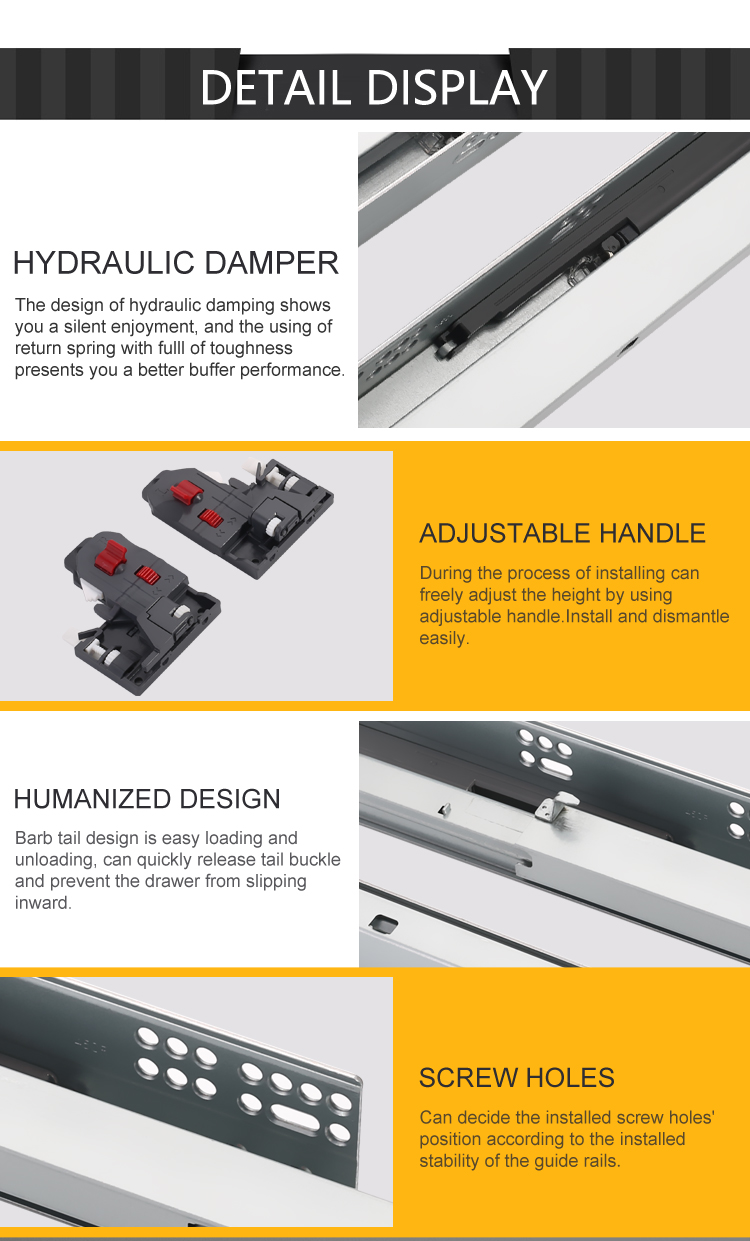Drawer Slides Supplier for Cabinets & Modern Furniture | DTC Hardware