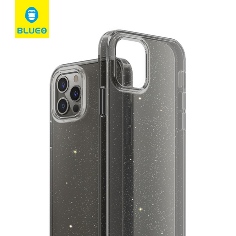 BLUEO Crystal Funda para Teléfono Móvil Accesorios Carcasa Transparente para iPhone 13 Pro Max