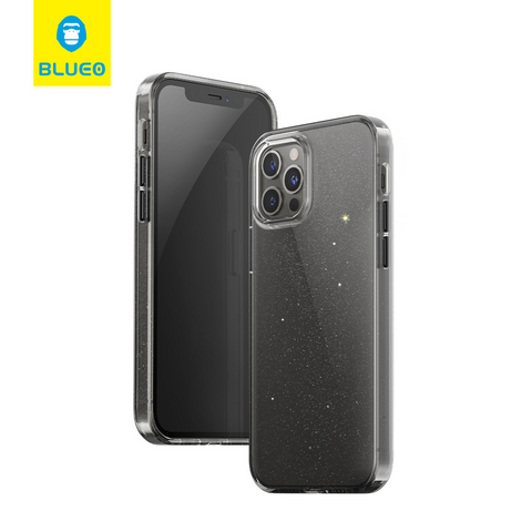 BLUEO Crystal Funda para Teléfono Móvil Accesorios Carcasa Transparente para iPhone 13 Pro Max