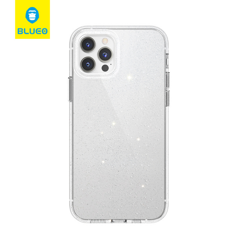 BLUEO Crystal Funda para Teléfono Móvil Accesorios Carcasa Transparente para iPhone 13 Pro Max