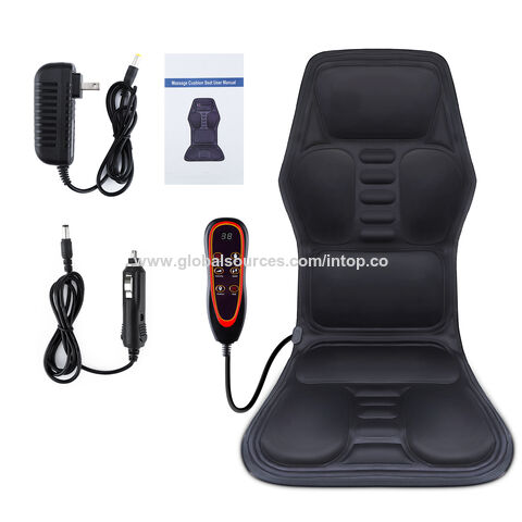 Electric Vibrating Car Massage Massage Chair Mat Portable Massager Cushion  Home Infrared Heating Back Vibrator Massage Pads