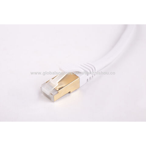 Compre 1.5m 26AWG Cat8 Cable Ethernet de Alta Velocidad Cat8 Cable de Red  LAN 40 Gbps Con Conector RJ45 Chapado en Oro en China