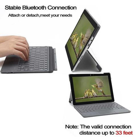 Comprar Teclado inalámbrico retroiluminado compatible con Bluetooth, teclado  magnético Compatible con Microsoft Surface Go1/2/3