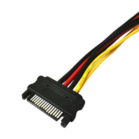 Cable Ladrón Alimentación SATA Macho a 2 Ventiladores 2Pin 30cm