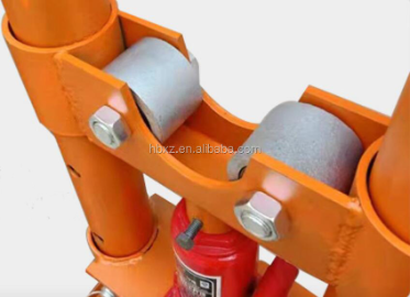 Electrical Carrying Cable Reel Stand Pulling Tools 20 Ton With Hydraulic  Jack