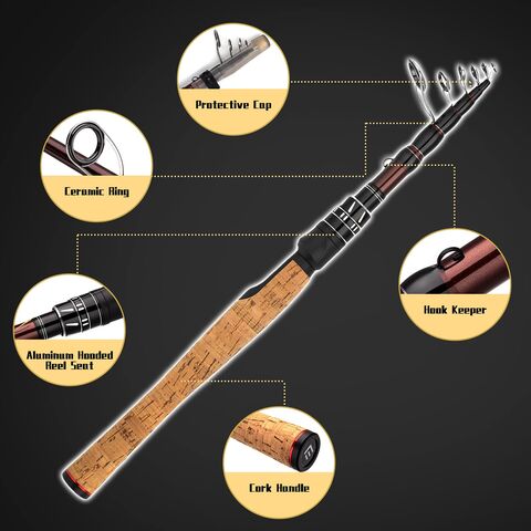 Fishing Rod Blanks Graphite Fly Fishing Rod - China Fly Rod Cork Grip and  Wooden Reel Seat price