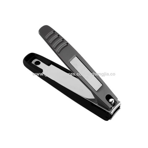 Buy Wholesale China Wide Jaw Opening Cast Steel Manicure Cutter Curved Tip Nail  Clippers With Pu Bag For Adult Men Women & Nail Clippers at USD 3.39