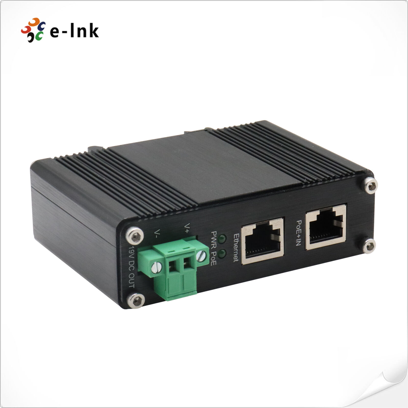 Buy Wholesale China Industrial Gigabit 802.3at Poe Splitter 10/100/1000mbps  19v Dc 20w Power Output Din Rail Mounting & Industrial 802.3at Poe Splitter  19vdc 20w Output at USD 38