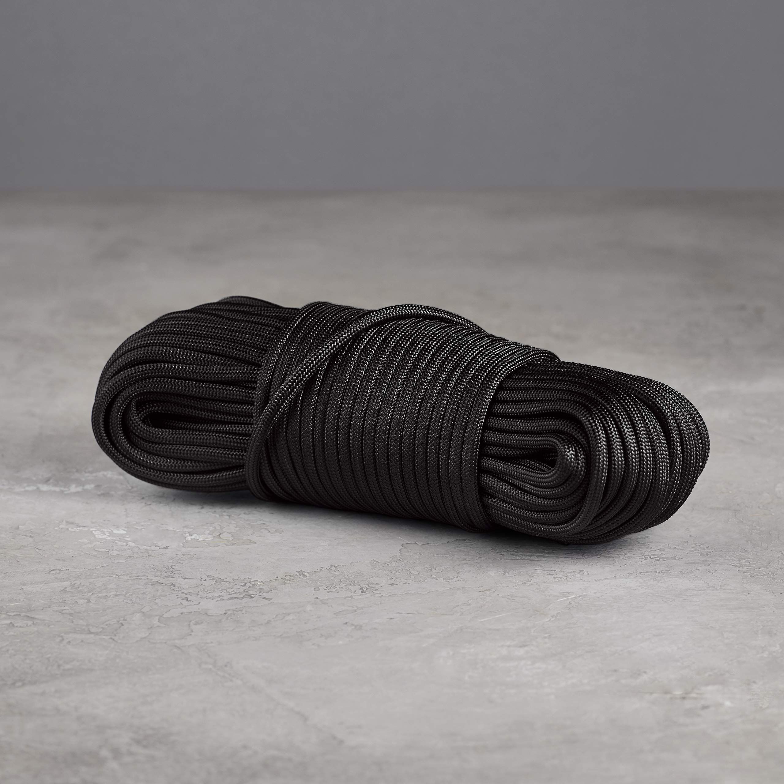 Heavy Duty Camping Climbing Paracord High Strength Black Nylon