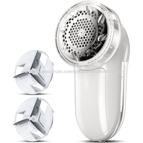 Fabric Shaver Electric Lint Remover Rechargeable Fuzz Lint Shaver with  3-Leaf Stainless Steel Blades, Professional Sweater Shaver Lint Fuzz Pill