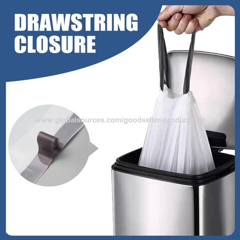 Factory Price Restaurant Kitchen Household Wholesale Trash Bags Compostable  Biodegradable High Capacity Heavy Duty LDPE Plastic Drawstring Garbage Bag  - China Plastic Garbage Bags and Drawstring Garbage Bags price