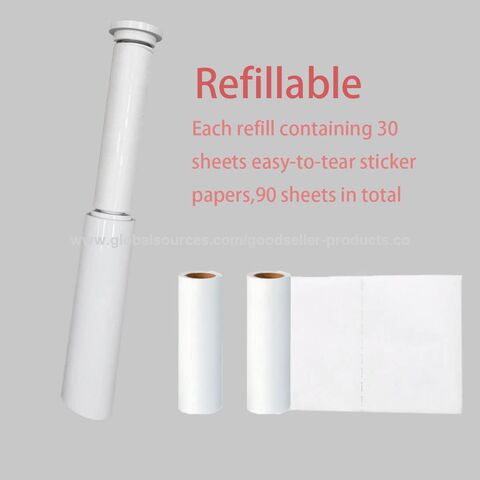 Travel Size Mini Lint Roller for Pet Hair Dust on Clothes Refillable Lint  Roller Foldable Portable Sticky Roller with Extra Refills 90 Sheets