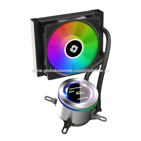 Buy Wholesale China Customizable 2.36 Lcd Display 360mm Aio Cpu Liquid  Cooler For Images, Performance Metrics - High-performance Pump - 3 X F120  Rg & 360mm Aio Cpu Liquid Cooler at USD