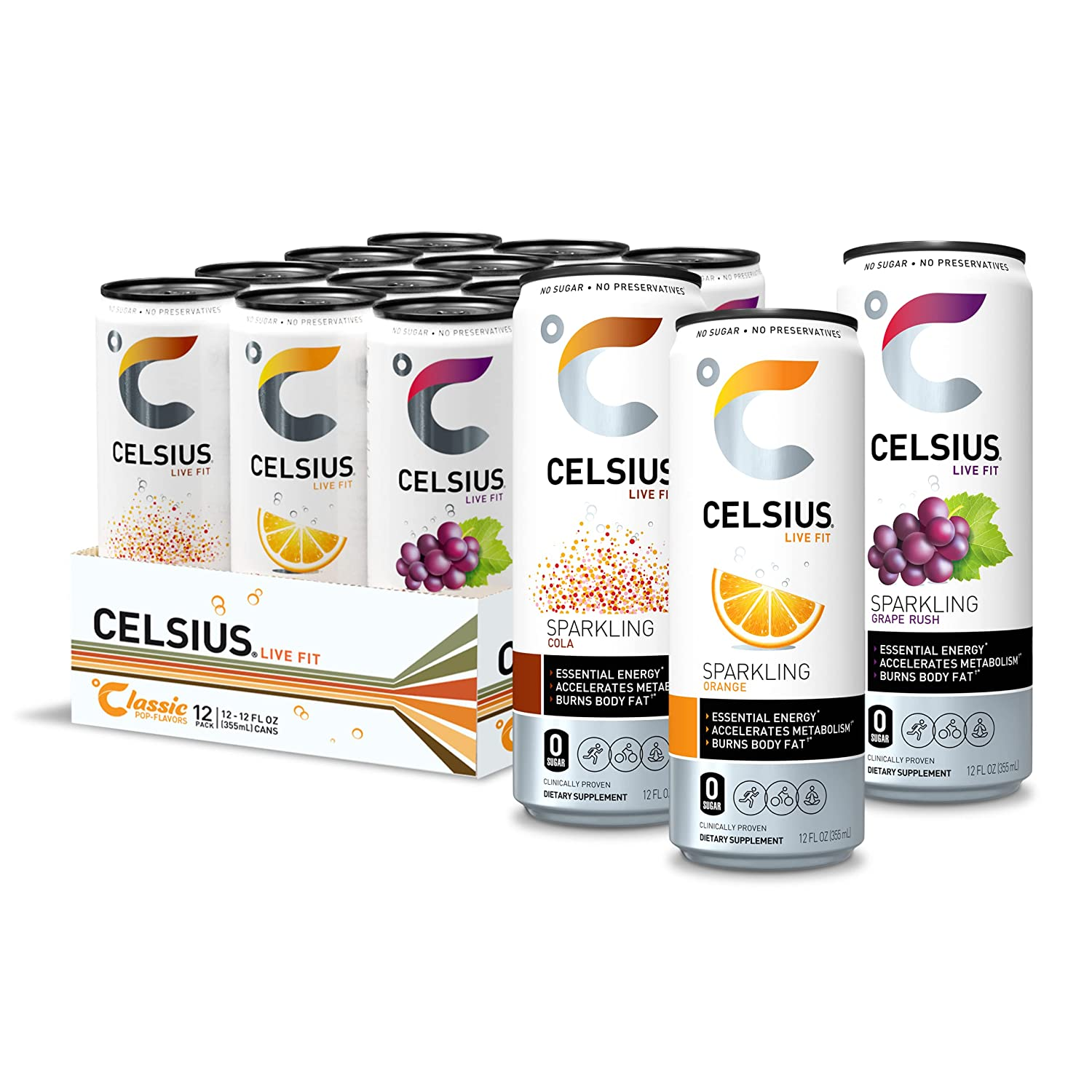 Buy Wholesale Canada Celsius Sparkling Grape Rush, Functional Essential