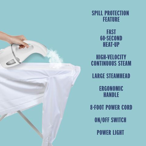 Travel Iron, Portable Foldable Folding Compact Handheld Steam Travel Iron  Adjustable Temperature Control 110V 