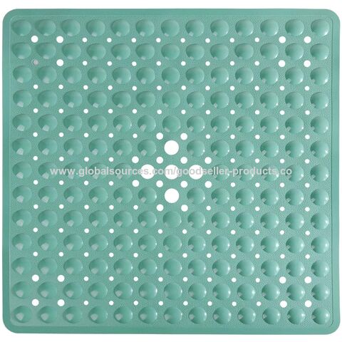 ISO 9001 PVC Bath Mat Non Toxic Non Slip Bath Mat With Suck Cups