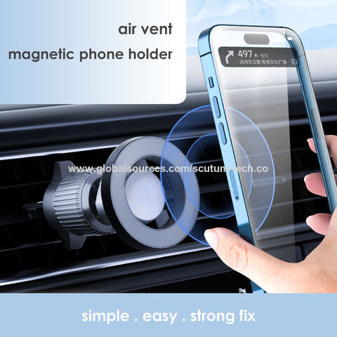 Support de téléphone magnétique pour voiture avec 4 aimants puissants pour  téléphone portable, table