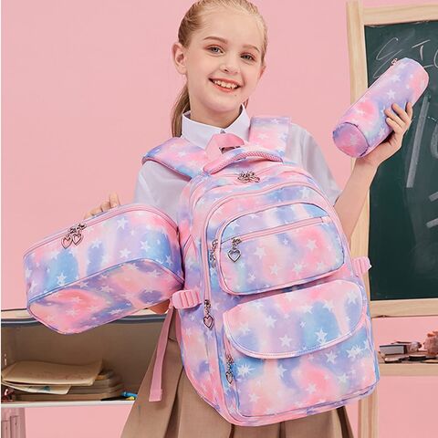 Mochila escolar para niñas, ligera, impermeable, linda mochila escolar para  adolescentes, niños, estudiantes, primaria, Conejo azul