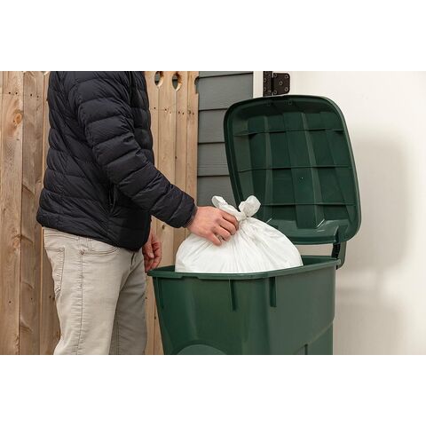 Buy Wholesale China Attached Snap Lock Lid And Heavy-duty Handles Wheeled  Outdoor Garbage Can & Trash Cans at USD 7.8