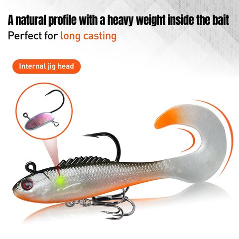 Factory Direct High Quality China Wholesale Premium Durablefreshwater  Saltwater Jigs Shrimp Soft Plastic Fishing Lures $0.85 from Good Seller  Co., Ltd(3)