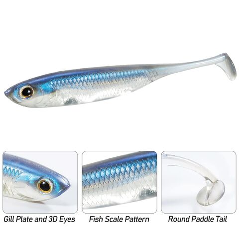 Buy China Wholesale Drop Swim Shad Bass Paddle Tail Swimbaits Soft Plastic  Fishing Lures & Lure $0.74