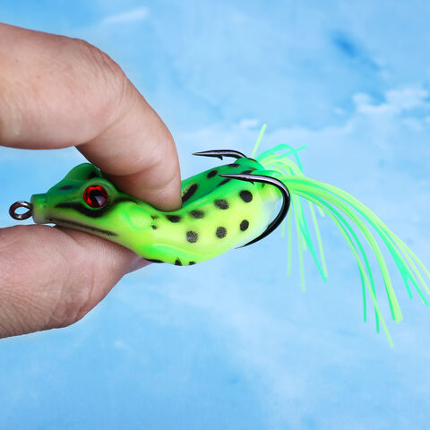 What is Topwater Frog Lure Bass Trout Fishing Lures Realistic Prop