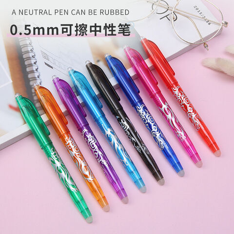 Buy Wholesale China Erasable Gel Pens - 8pcs Heat Erase Pens For Fabric,0.5mm  Fine Point Rolling Ball Pen,assorted Color Inks For Drawing Writing & Erasable  Pen at USD 2.5