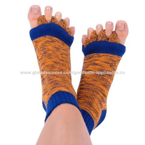  Yoga Toes Socks For Women Men Toe Separator Socks For Bunion  Relief Cotton Massage Health Foot Alignment Socks 1 Pair