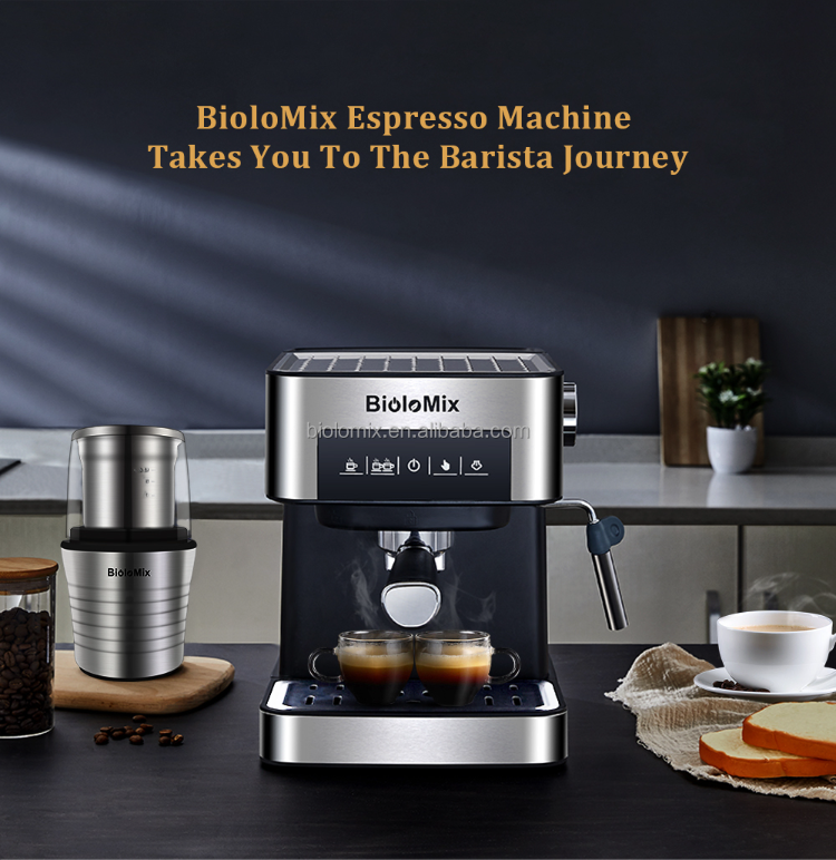 Buy Wholesale China Hotel Commercial Best Expresso Cafetera Coffee Maker  Coffee Machine Sepresso With Grinder Espresso 3 In 1 Black Gift Barista & Low  Wattage Electric Appliances Coffee Maker at USD 57.9
