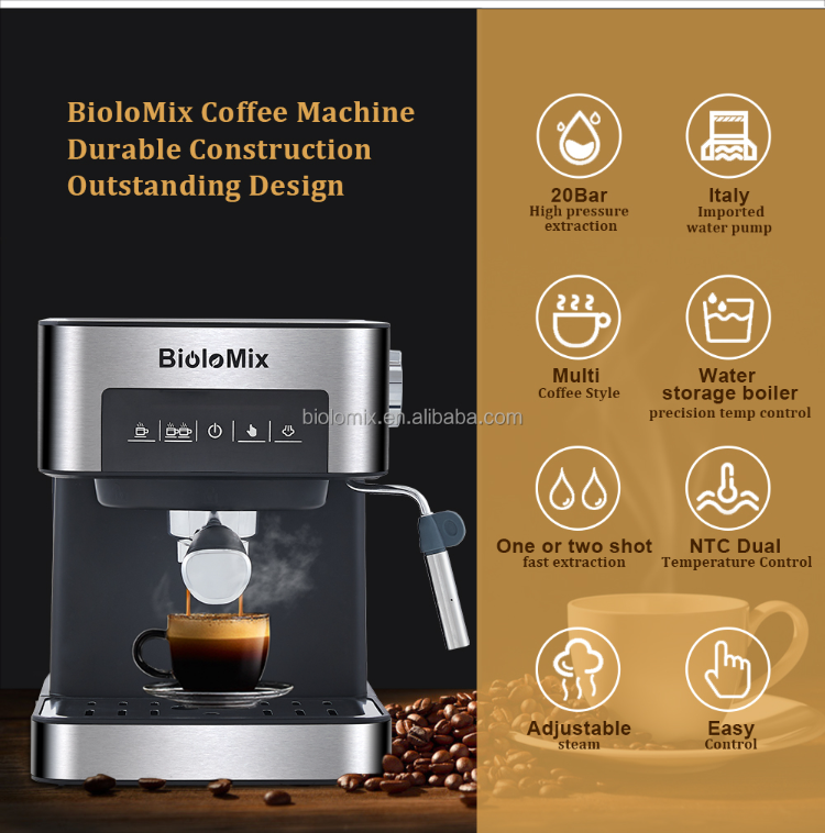 Buy Wholesale China Hotel Commercial Best Expresso Cafetera Coffee Maker  Coffee Machine Sepresso With Grinder Espresso 3 In 1 Black Gift Barista & Low  Wattage Electric Appliances Coffee Maker at USD 57.9