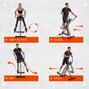 Best Maxi Glider 360 Slim Easy Stride Workout Air Walker And Air Glider Exercise Machine For Weight Loss Explore China Wholesale Air Walker and Air Walker Exercise Machine Maxi Glider 360