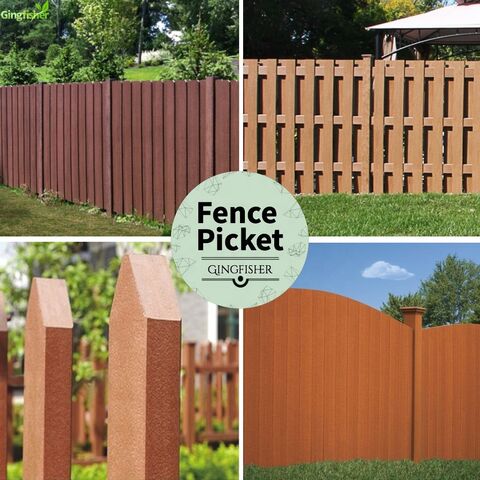 Composite dog ear fence pickets best sale