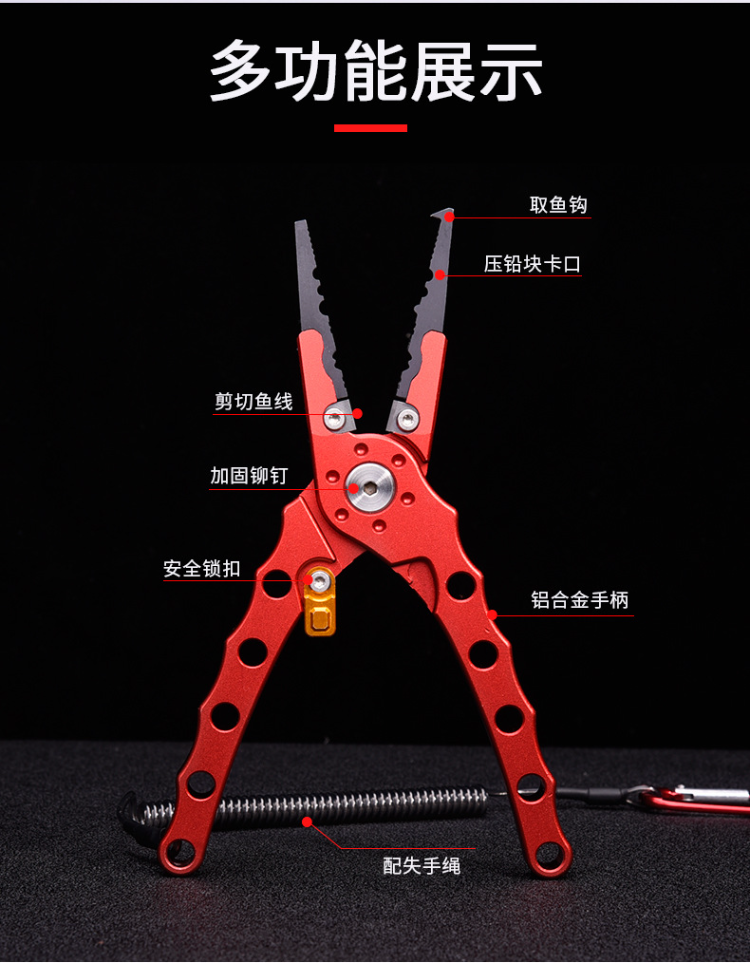 Buy Standard Quality China Wholesale Top Right Fp002 Aluminum Fishing  Pliers With Sheath Lanyard And Self Locking System Split Ring Pliers $8.5  Direct from Factory at Hangzhou Top Right Import& Export Co.