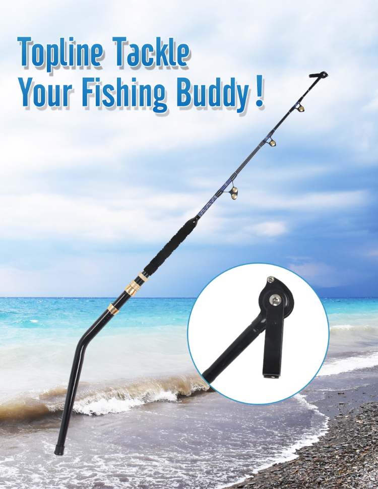 Swivel Tip Trolling Rod Bent Butt 130lbs Boat Fishing Rod Roller Guides  Tuna Pole Deep Sea Big Game Trolling Rod For Saltwater - China Wholesale  130lb Bent Butt Big Game Fishing Rods