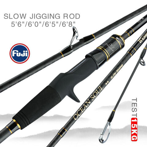 Fuji Guide 1.68m 1.83m 1.98m 2.05m Shore Saltwater Tuna Sea Bass Light Fishing  Rod Slow Pitch Jigging Rod - Buy China Wholesale Jigging Rod Fushing Rod  Fushing Lure $29.5