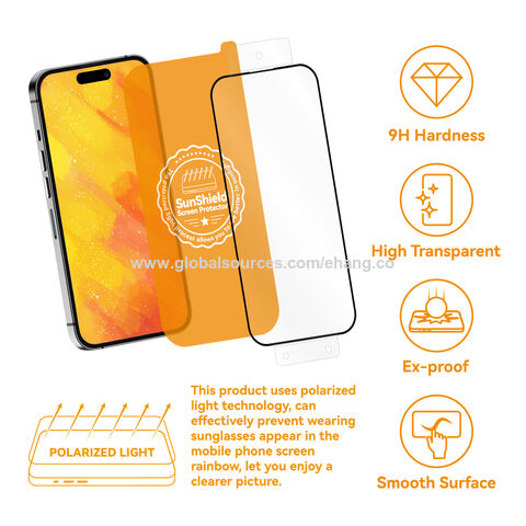 Großhandel 9H Flex SunShield Film für iPhone 14 15 Pro Bildschirms chutz