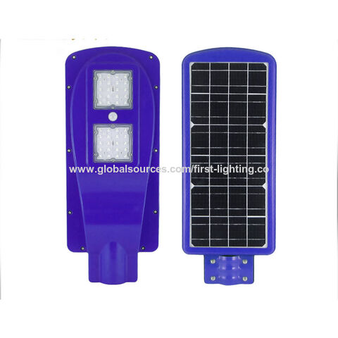 Farola LED Solar de 60W con Sensor de Luminosidad (encendido/apagado automático) y Detector Infrarrojo Inteligente