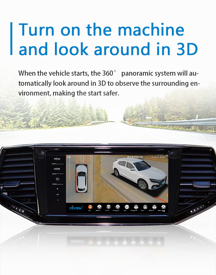 Wemaer OEM 1080P 3D Ahd Panoramic 360 Car Camera All Round Night Vision 24  Hours Parking Surveillance Camera DVR System - China Car Camera, Camera