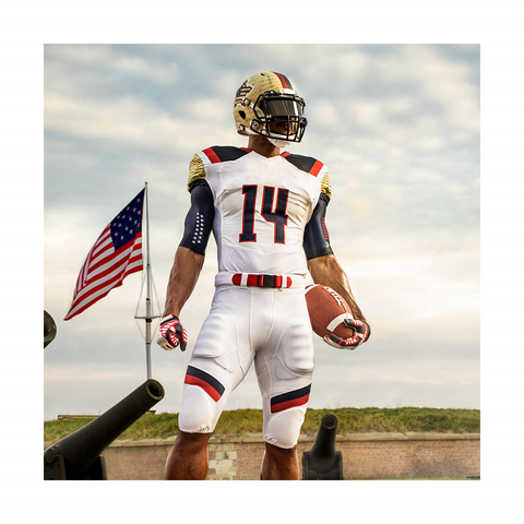 Custom Design American Football Uniform Wholesales High Quality Sublimation American Football Jersey Pants With Pads 8.99 Wholesale China Football Jersey Kids Blank Football Uniform Short at factory p...