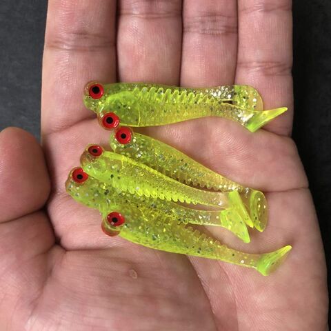 Buy China Wholesale Luminous Silicone Fish Shaped Artificial Bait
