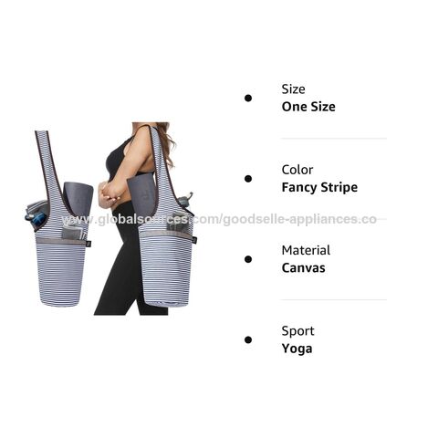 Factory Price!Yoga Mat Bag | Yoga Carrier Backpack with Versatile Storage  Mesh and Zipper Pockets Black
