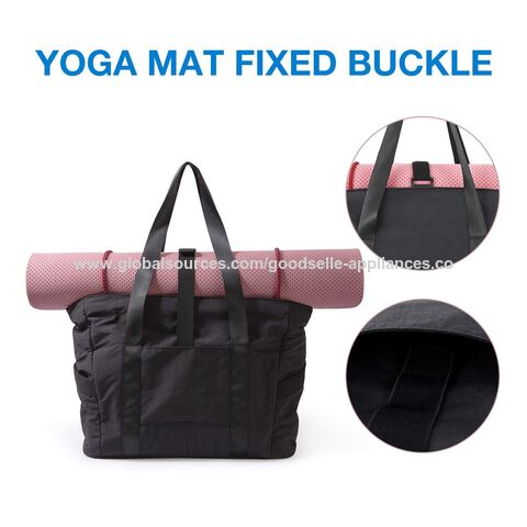 Yoga Mat Bag | Premium, Waterproof, Multi Pockets, Adjustable Strap | 2  size for 1/4 or 1/2 Thick Yoga Mat Carrier | Perfect Yoga Bag to Gym  Class