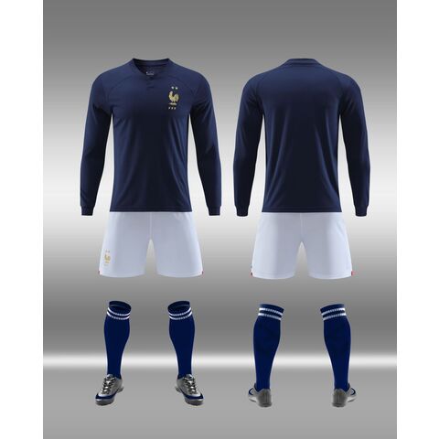 Wholesale Price 100% Polyester Custom Made Soccer Jersey Set