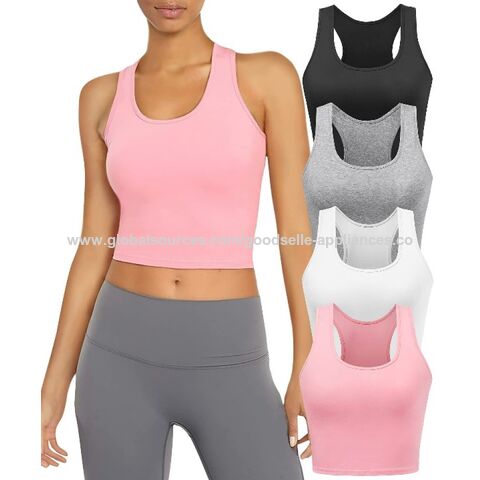Roupas De Yoga Camisole De Uma Peça Sports Fitness Tamanho Médio Top  Pilates Soutien Respirável Para Mulheres
