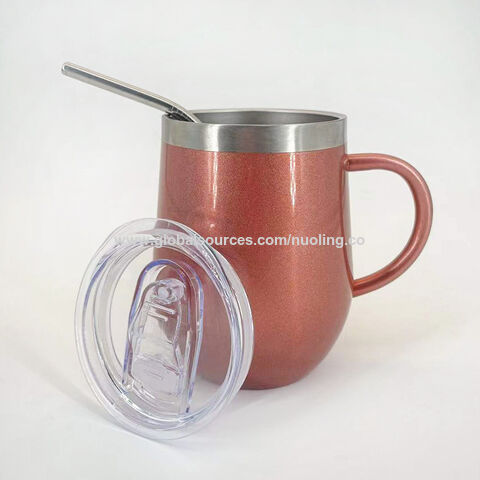 Taza de acero inoxidable de doble pared con aislamiento de cobre