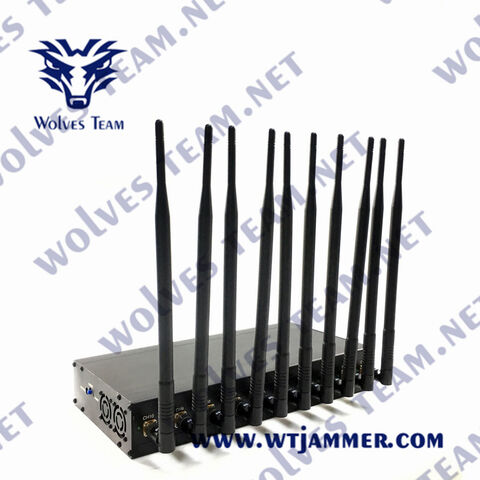 6 antennen Tragbare Handy-Störsender Block GSM 3G 4G GPS WIFI