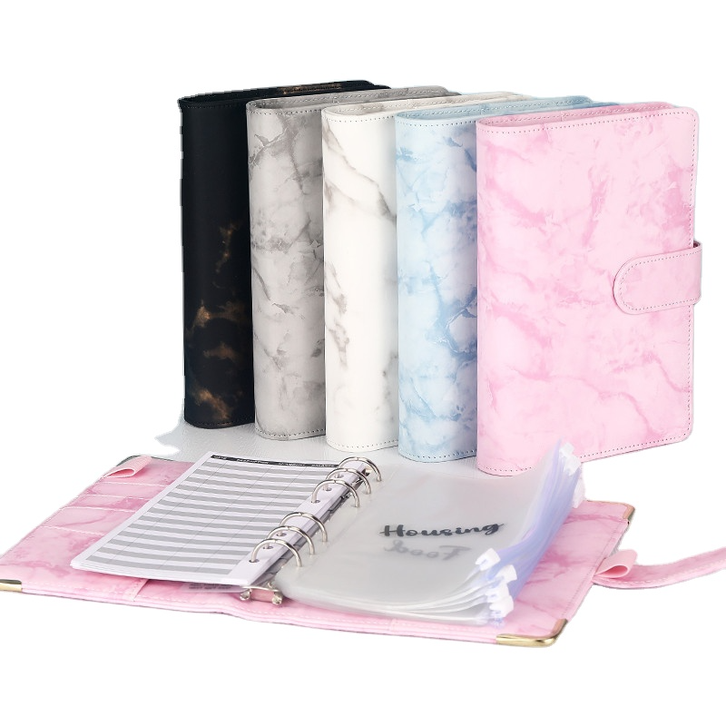 Buy Wholesale China A5 A6 Pu Leather 6 Ring Binder Notebook Macaroon Color Diy Journal Agenda 7075